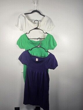 Tanco Women's One Size Set Of 3 Dresses - Purple, Green, & White